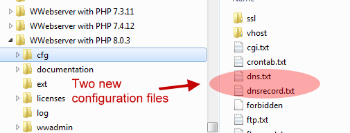 Configuration of DNS-Server